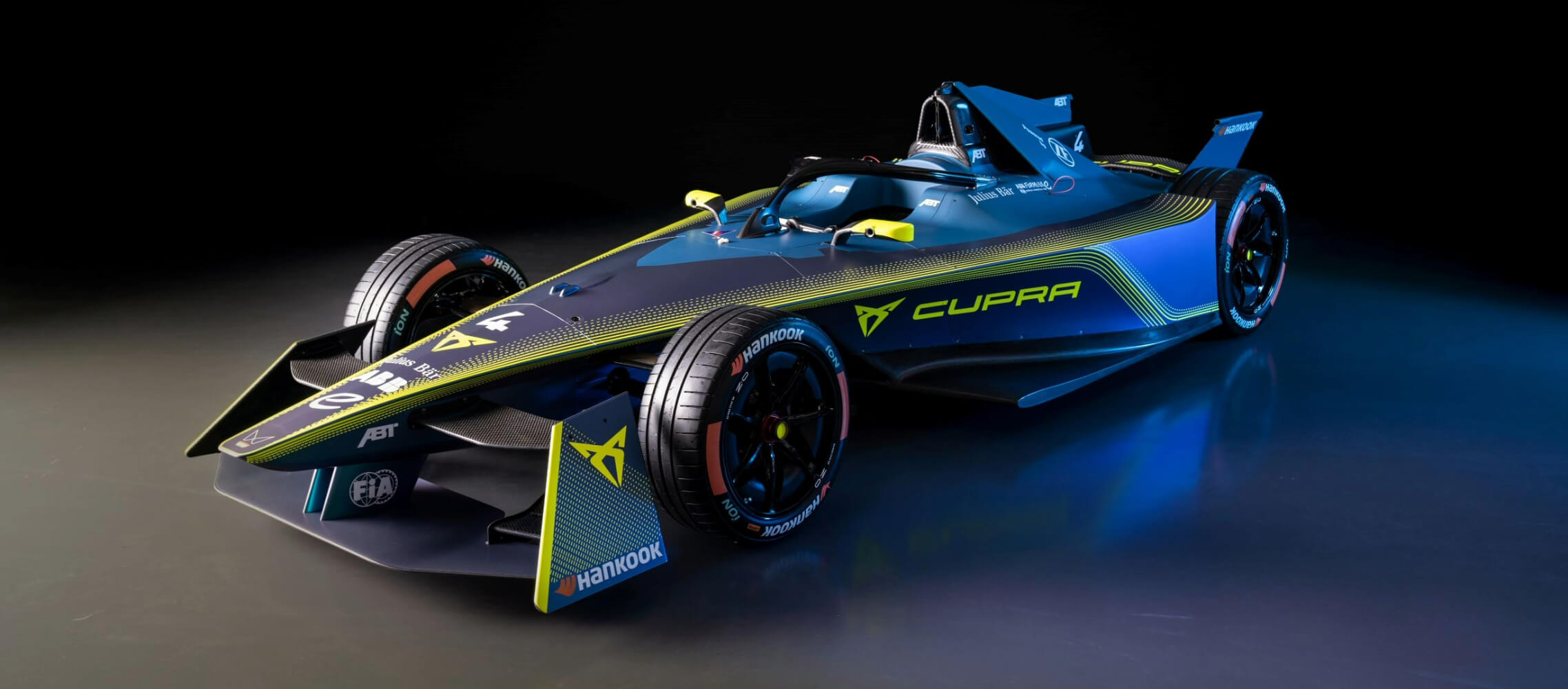 The ABT CUPRA Formula E racecar
