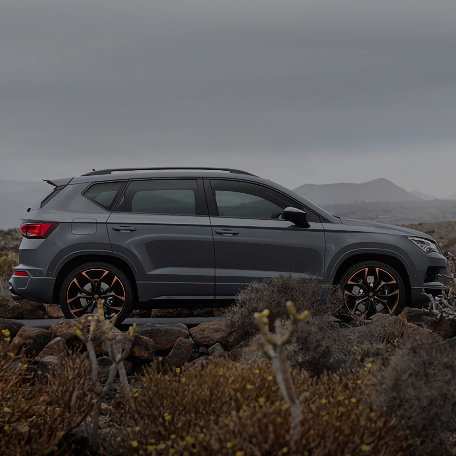 Side view of the CUPRA Ateca Limited Edition