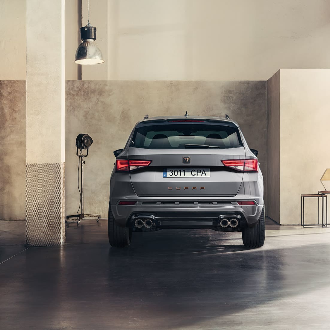 Rear view of the CUPRA Ateca Limited Edition Rear view of the CUPRA Ateca Limited Edition