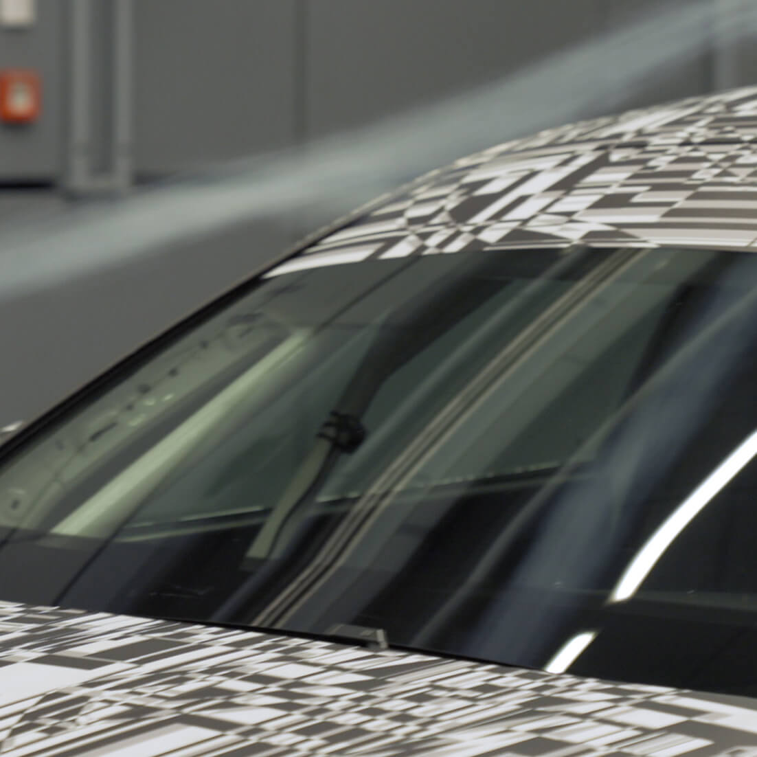 Close up of a CUPRA windscreen Close up of a CUPRA windscreen