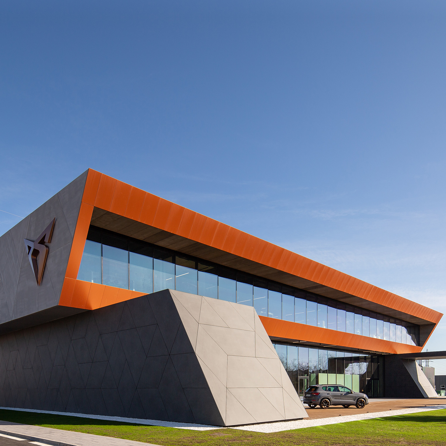 Front of the CUPRA factory