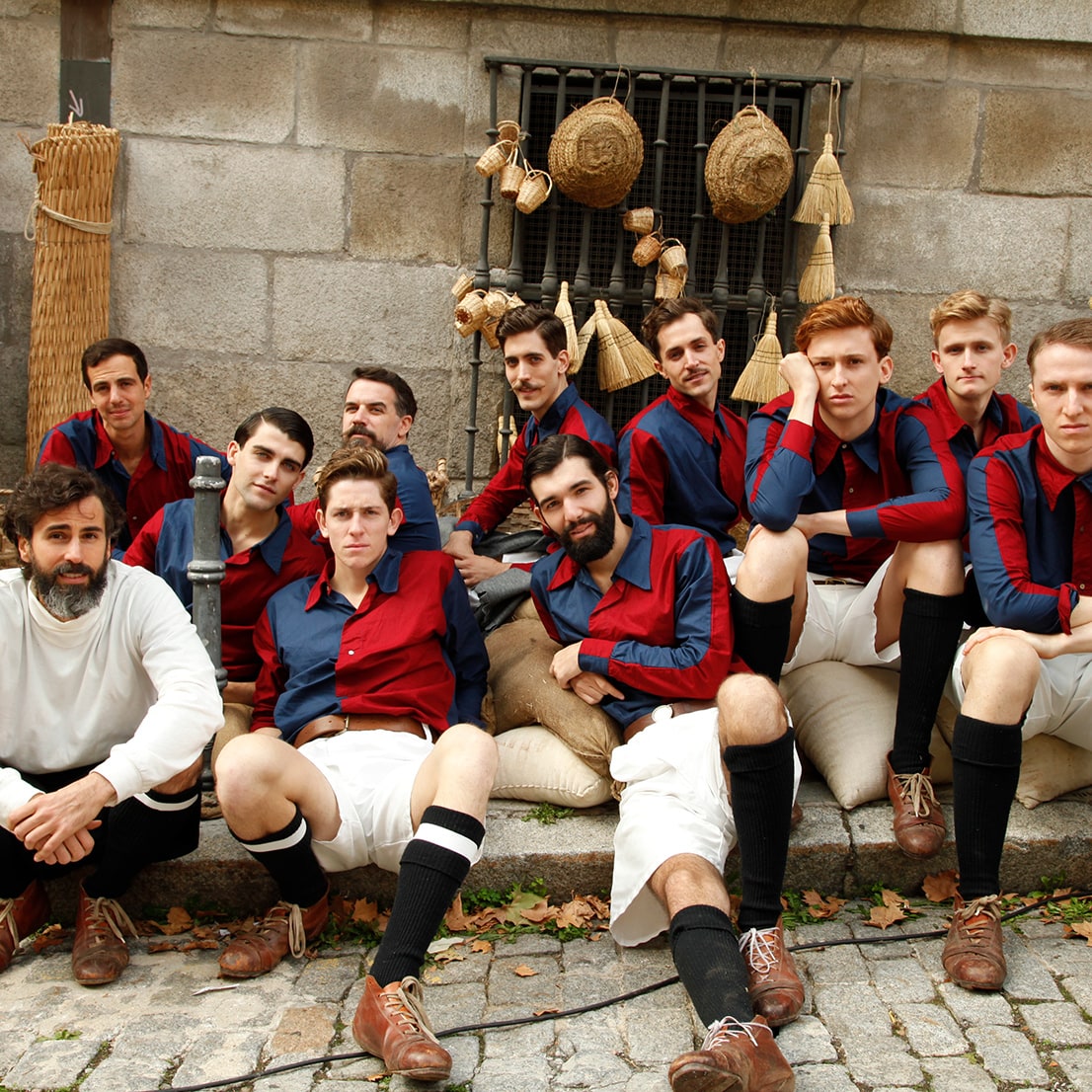 The FC Barcelona players from the short movie, “El Clásico”.