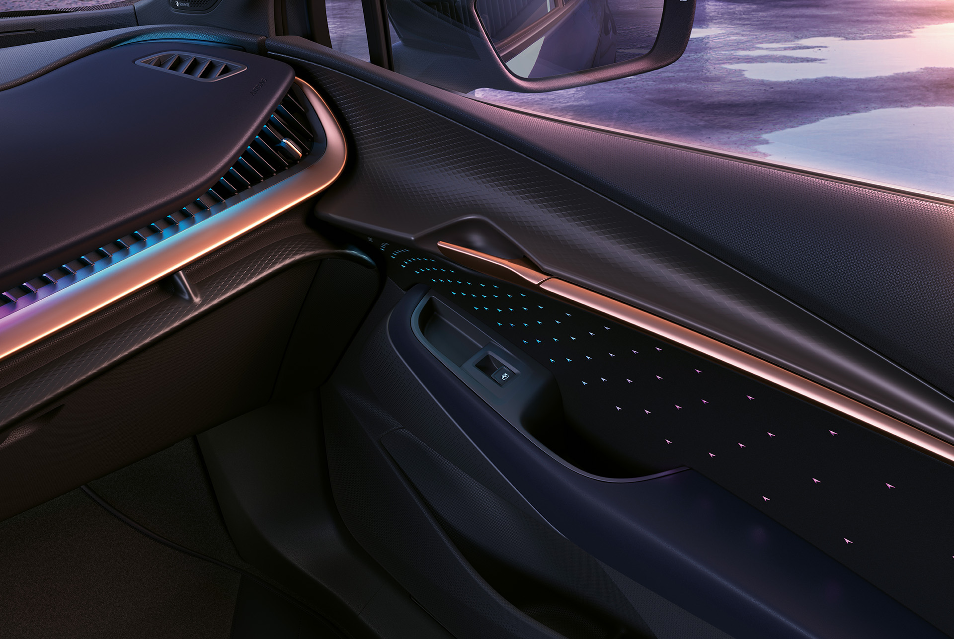 2024 CUPRA Tavascan interior ambient lighting